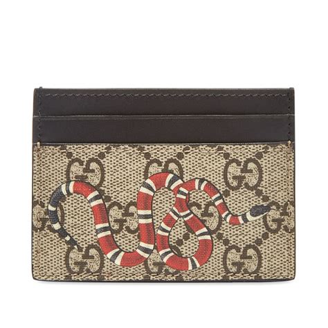 gucci snake line|Gucci snake cardholder.